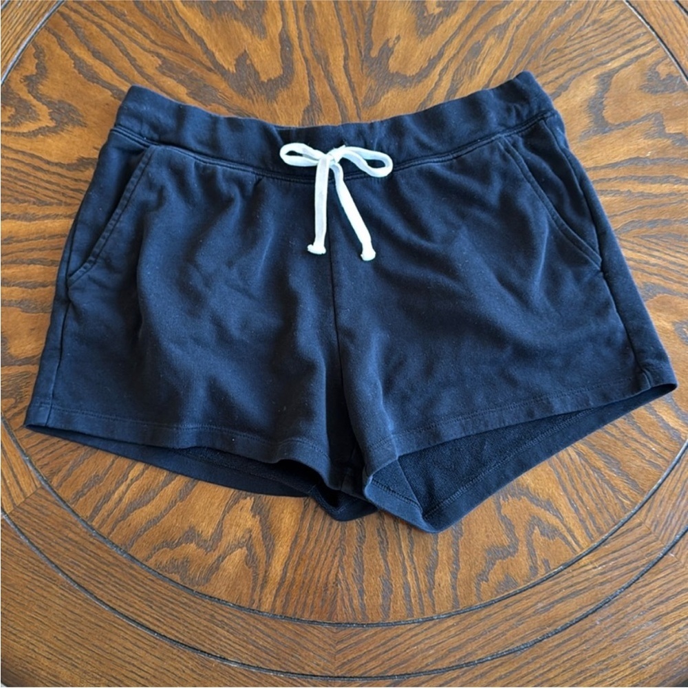 Old Navy Black Athletic Shorts with Elastic Waistband and Drawstring